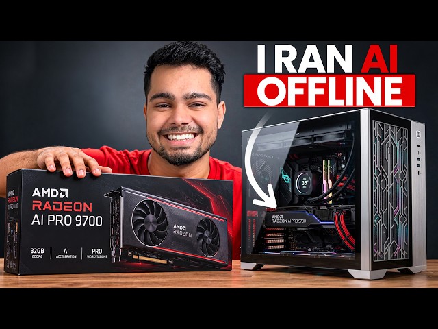 I Built My Own AI PC with AMD Radeon AI Pro R9700 to Run Everything Locally!