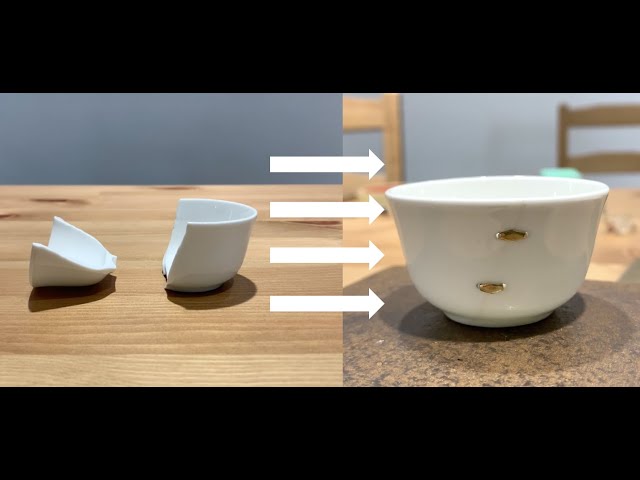 Ceramic Riveting/Stapling (Juci), an ancient technique of repairing ceramics with tiny staples. 鋦瓷技藝