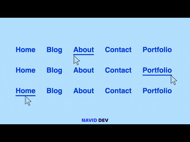 Create Underline Link Hover Effect – CSS Only