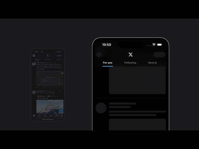 X (Twitter) Home Header Animation ✦ React Native ✦ makeitanimated.dev