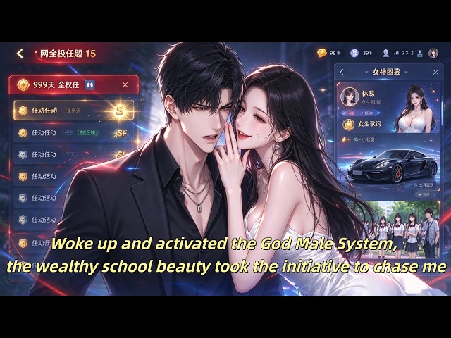 Woke up and activated the God Male System, the wealthy school beauty took the initiative to chase me