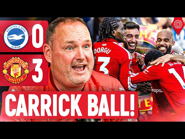 Bruno Is Our TALISMAN! | Andy Tate REACTS!  Brighton 0-3 Manchester United