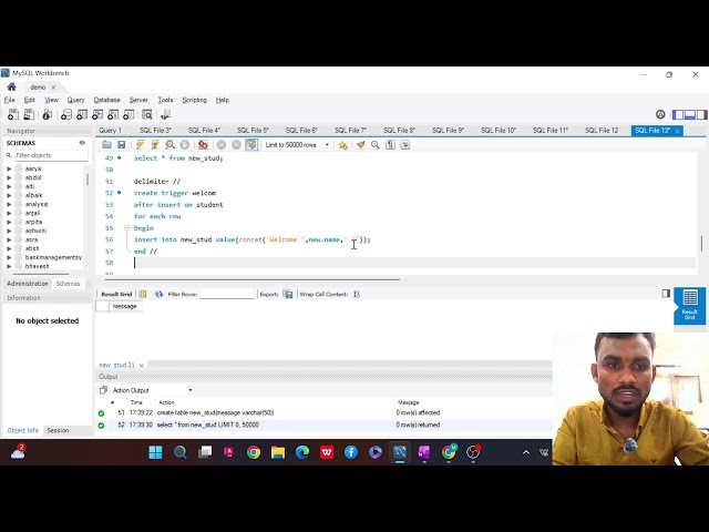 After(Delete , Update, Insert) Trigger In SQL In Hindi