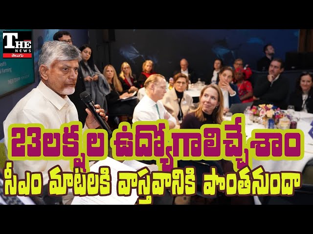 Chandrababu Claims Massive Job Creation While Vacancies Remain Unfilled