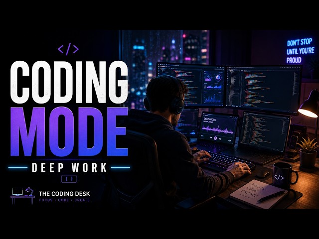 Coding Music 💻 Deep Work & Focus | Programming Music for Developers | The Coding Desk