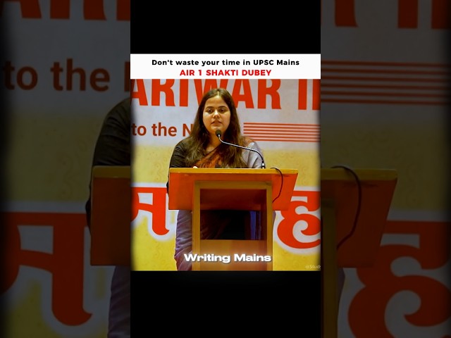 Don't waste your time in UPSC Mains💥 Shakti Dubey AIR 1 | UPSC 2024 Video by Chanakya Mandal Pariwar