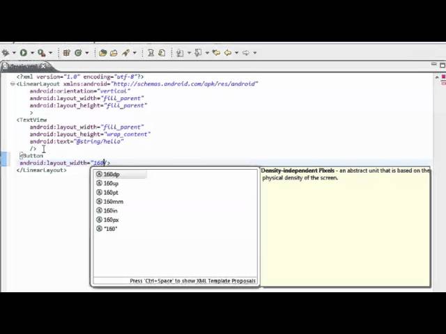 Linear Layout for Android