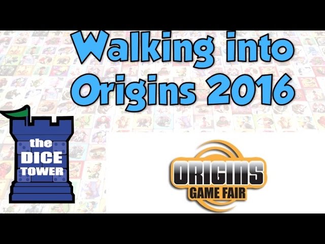 Walking into Origins 2016