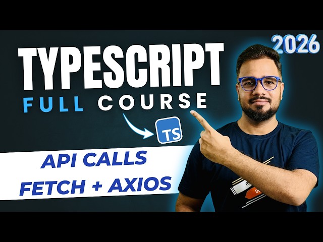 TypeScript Tutorial #52 - API Calls in TypeScript
