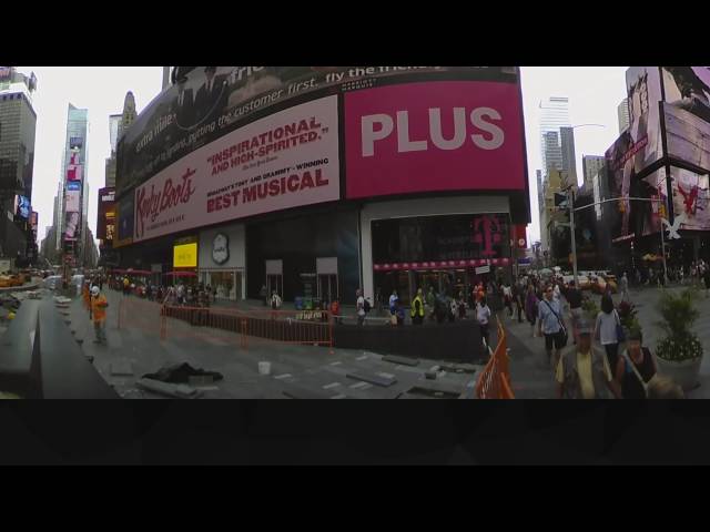 Times Square New York 360 degree video