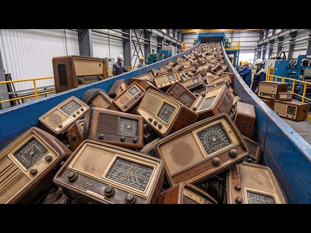 Recycling Old Radios Into Speakers – Amazing Factory Process