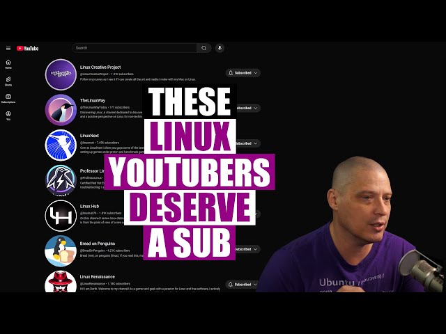 Linux YouTubers I'm Watching In 2024