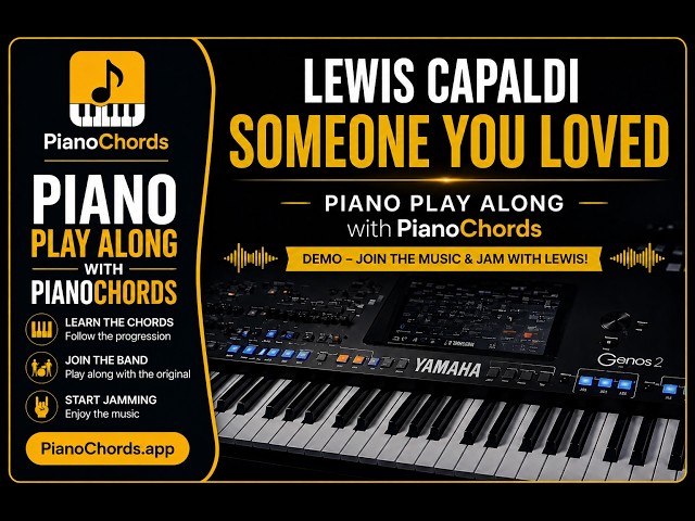 Lewis Capaldi – Someone You Loved | Piano Play Along with PianoChords