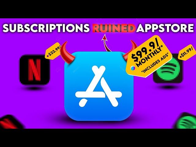How Subscriptions RUINED Apps & Games...