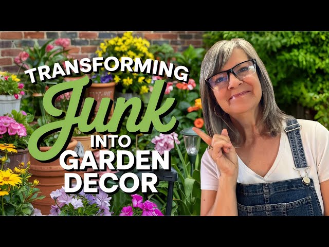 How to Transform Junk into Farmhouse Garden Decor / Trash to Treasure