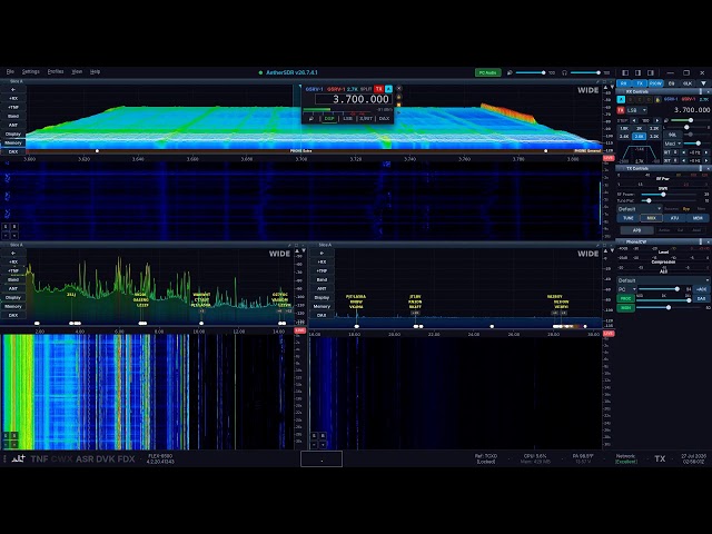 AetherSDR - FLEX-6500 Live