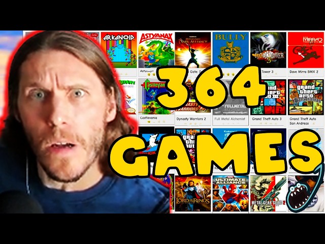 Jerma Rates His Favorite Games for 7 Hours (364 Games Part 1) Long Edit WITH CHAT