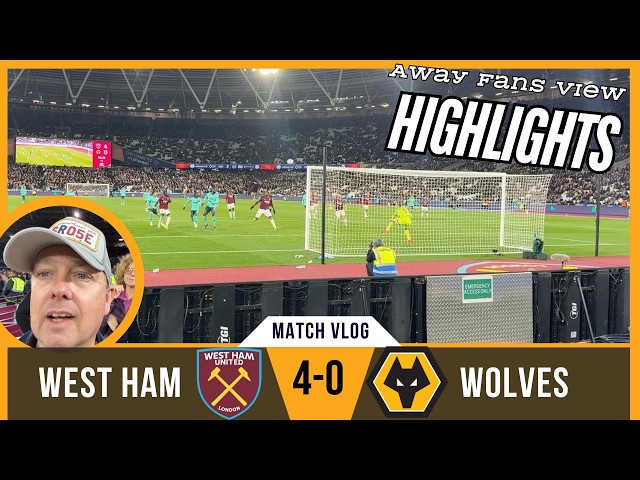 CAPITULATION 🤔 West Ham 4-0 Wolves VLOG My Match Highlights