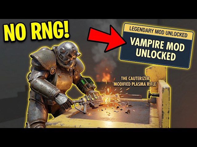 Fallout 76 SECRET Trick to Unlock Legendary Mods FAST