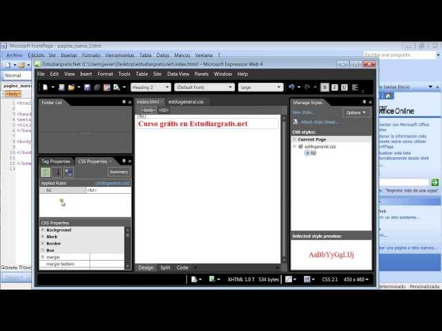 Introduction to web design with Microsoft Expression Web and FrontPage