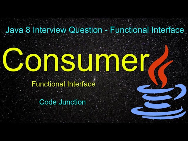 Consumer Functional Interface || Java 8 Interview Question