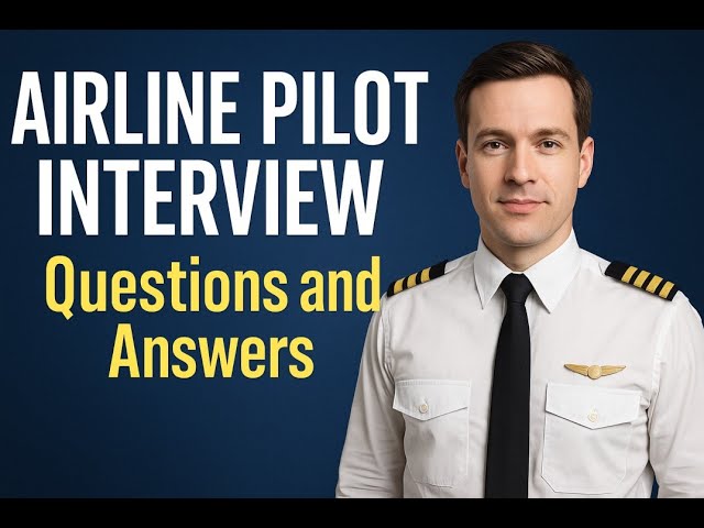 AIRLINE PILOT INTERVIEW - aviation interview in english | Questions and answers
