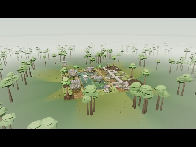 Low Poly Swamp & Bayou Pack for Three.js & React Three Fiber