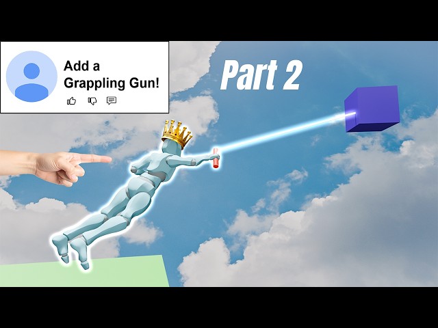 Adding a Grappling Gun to My Unity FPS Game! (Devlog #2)