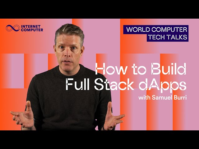 Build Full Stack dApps on ICP | Decentralized Web3 Apps with Samuel Burri