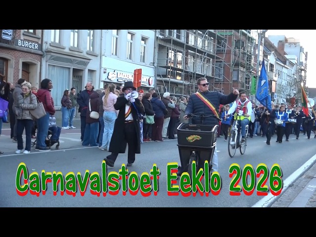 de volledige avond carnavalstoet van Eeklo op 21 maart 2026
