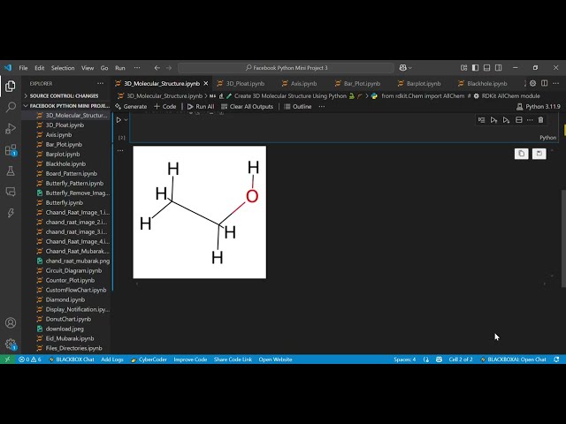 Create 3D Molecular Structures in Python Using RDKit  | Step-by-Step Tutorial