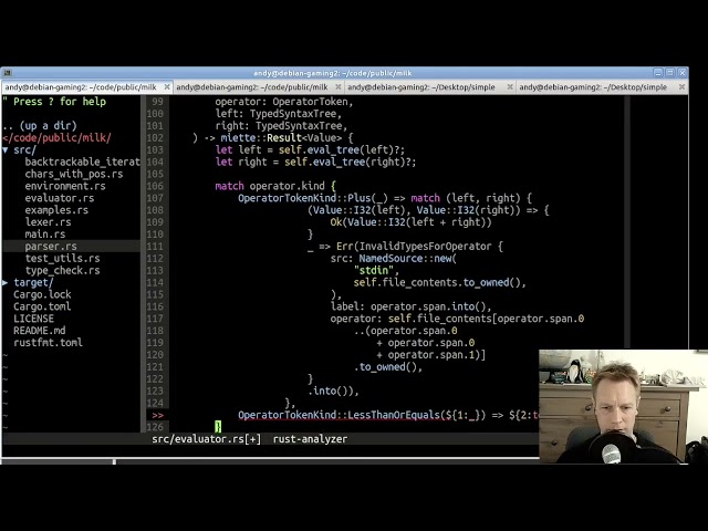 Mini-rust in Rust 026: Parsing an empty while loop