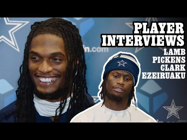 Cowboys Players Discuss Eagles Matchup | Player Interviews