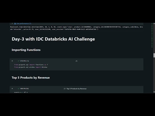 Databricks Day 3 | PySpark Window Functions & Feature Engineering
