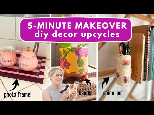 5-minute makeover | 3 DIY decor upcycles from things you already have