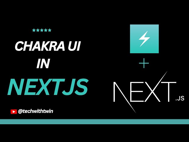 How to Use Chakra UI in Next.js | Chakra UI Next.js Tutorial for Beginners