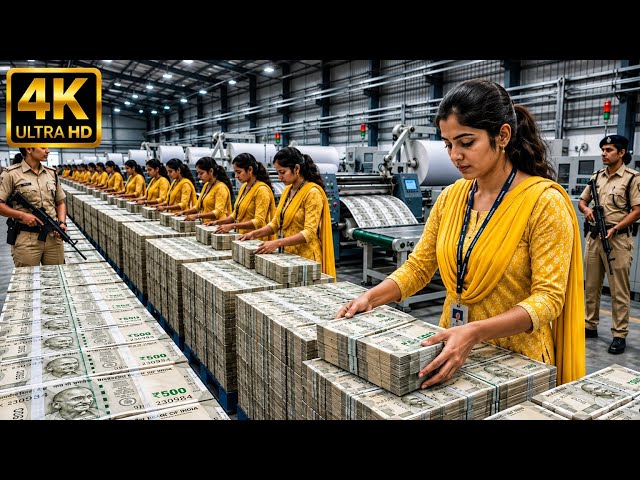 Inside a Currency Factory | How Indian ₹100 Notes Are Printed & Processed | Mega Processing