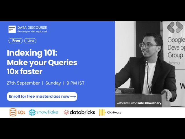 How to make your SQL Queries Fast