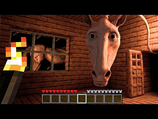Obedece al Caballo o te D3T0NA.. | Long Horse Creepy Horse Minecraft Mod
