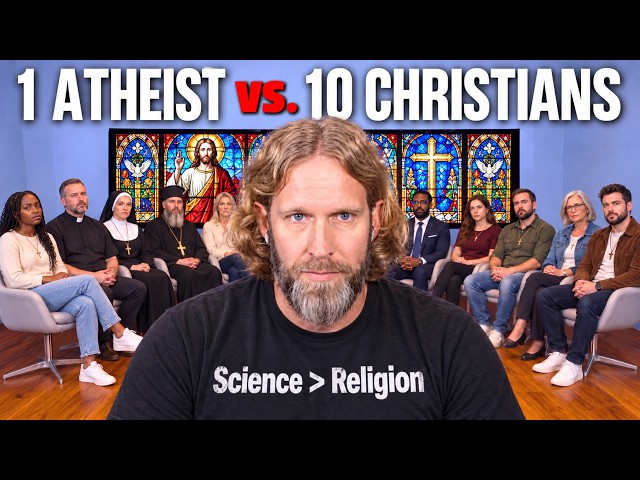 1 Atheist vs 10 Christians: Can Adam Green Defend His Beliefs?