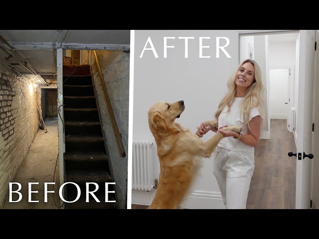 BASEMENT RENOVATION ✨ Before & After Transformation 🏠 UK Period Property House Tour Home Renovations