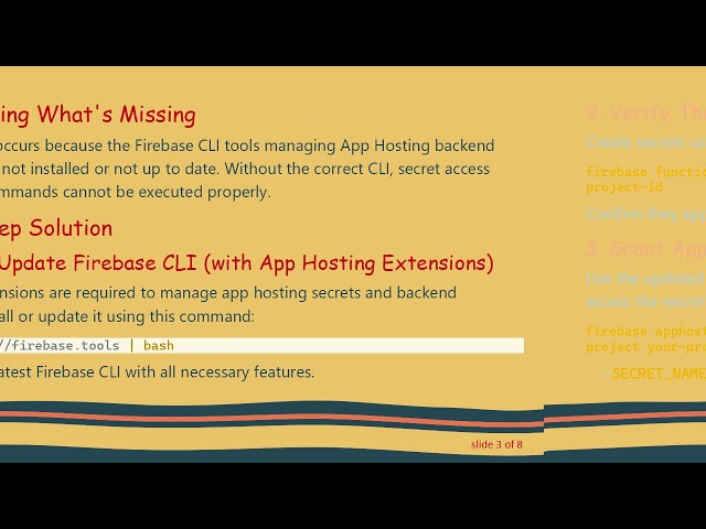 How to Configure Firebase App Hosting to Access Secrets from Cloud Secret Manager