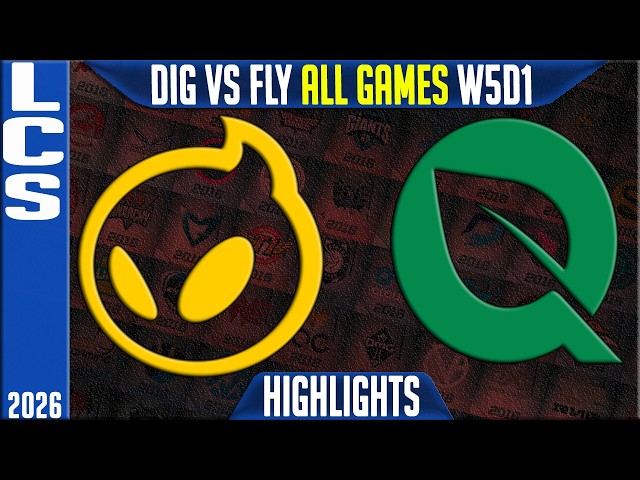 DIG vs FLY Highlights ALL GAMES | LCS Summer 2026 W5D2 | Dignitas vs FlyQuest