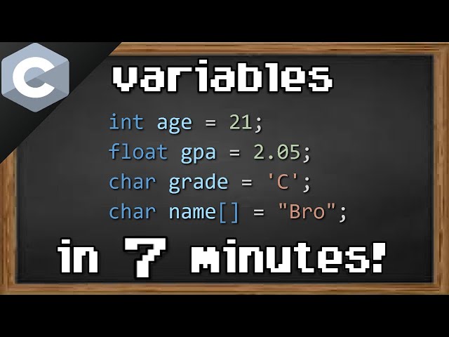 C variables 💰
