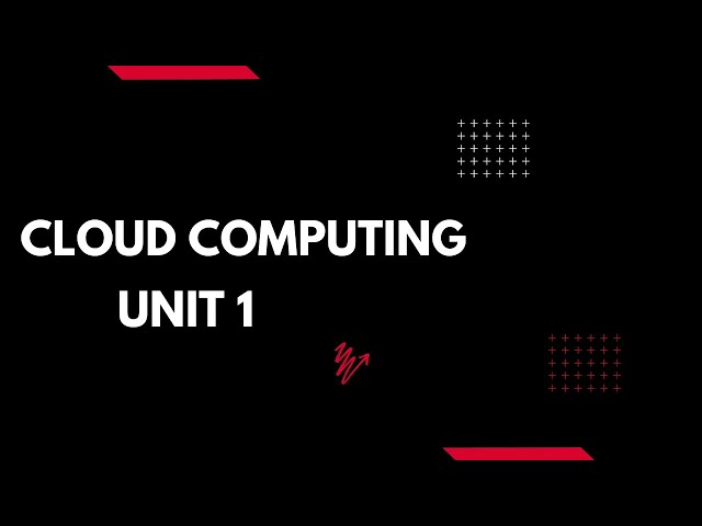 Cloud Computing Unit-1