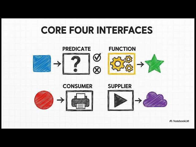 Overview of Java Functional Interfaces Explained | Predicate, Function, Consumer, Supplier