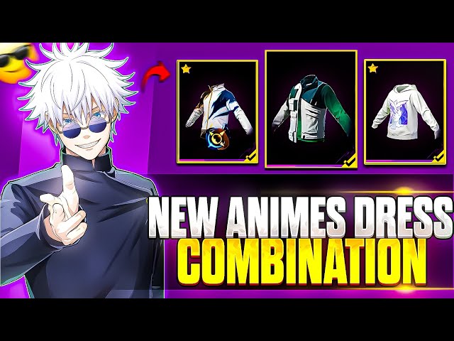 New 🤩 World's Best Anime Free Dress Combinations in Free Fire | 🔥 NO TOP-UP DRESS COMBINATIONS