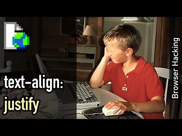 Browser hacking: Implementing "text-align: justify"