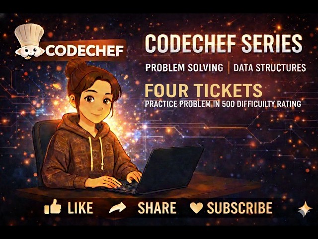 CodeChef Series | Four Tickets |  Practice Problem in 500 difficulty rating