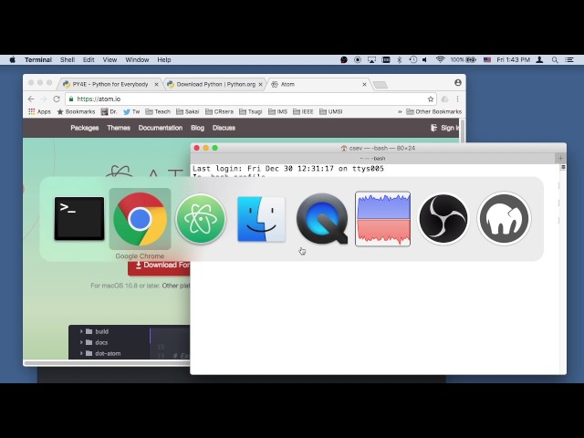 Installing a Python 3 on a Macintosh (Obsolete)